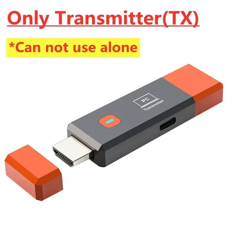 Kabelloses HDMI Video Transmitter- und Receiver-Extender-Set für TV, Projektor und Monitor