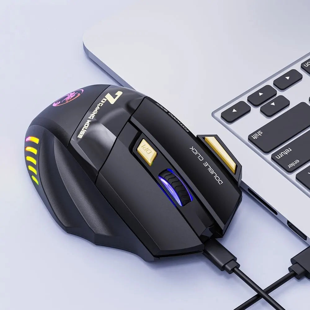 đź iMice GW-X7 Kabellose Gaming-Maus mit Dual-Mode und RGB-Beleuchtung