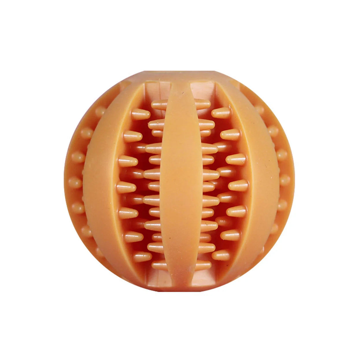 Kauspielzeug für Hunde – Zahnreinigungsspielball aus Naturkautschuk