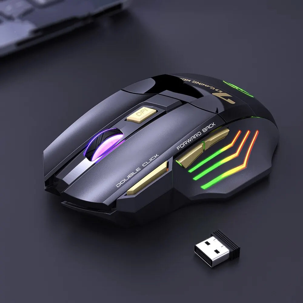 đź iMice GW-X7 Kabellose Gaming-Maus mit Dual-Mode und RGB-Beleuchtung