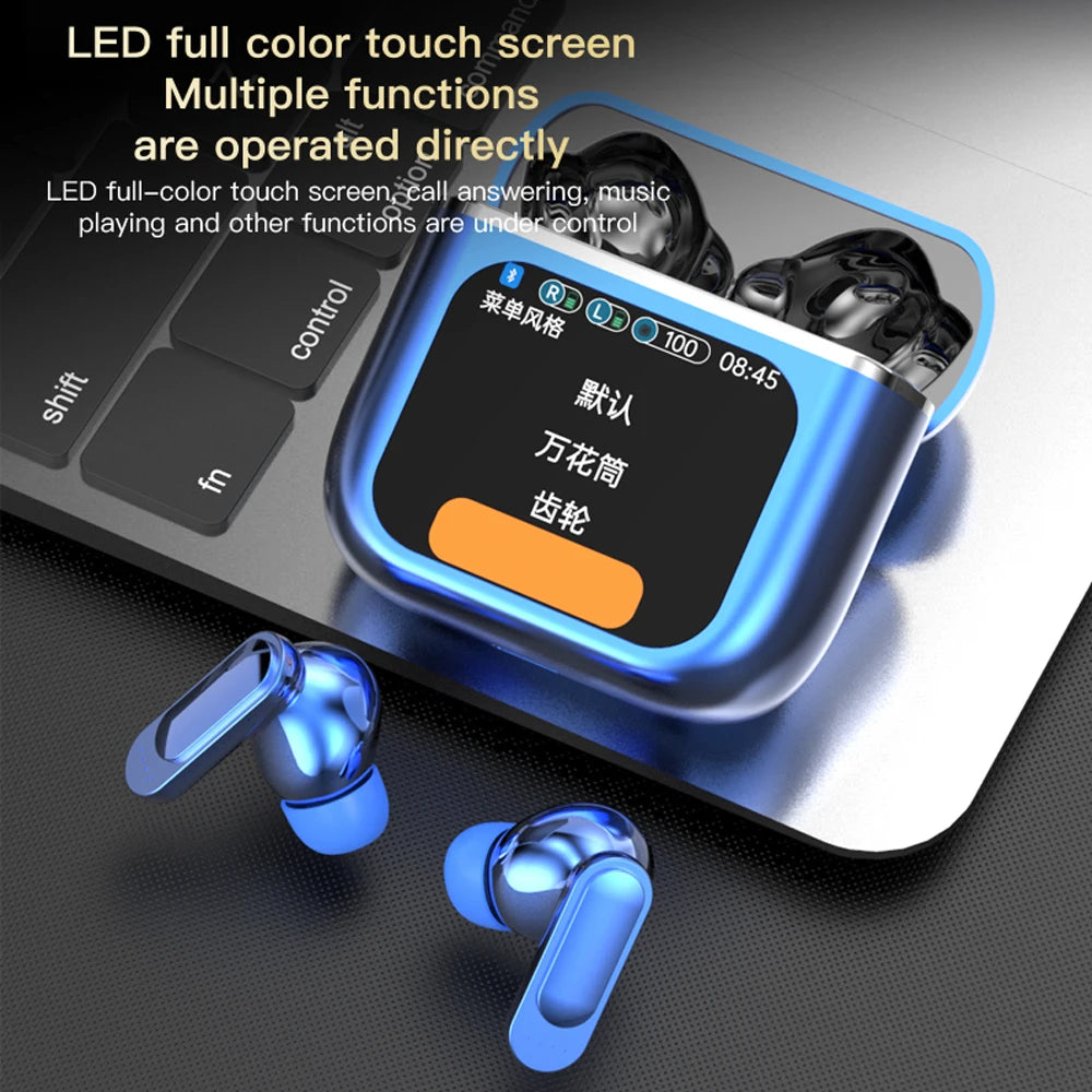 🎧 SE60 Kabellose Ohrhörer Bluetooth 5.4 mit LED-Anzeige