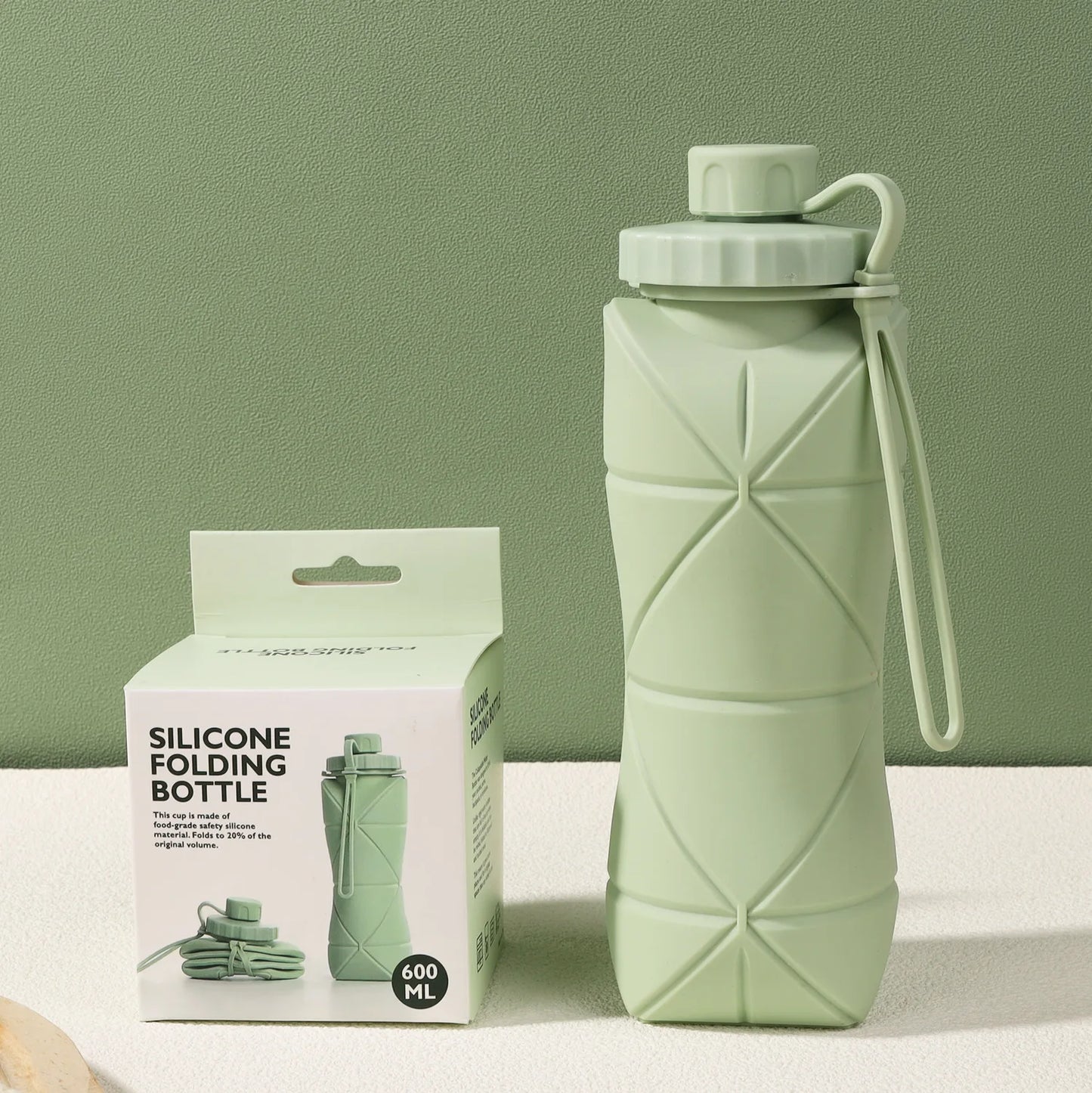 Faltbarer Silikon-Wasserbecher – Der perfekte Begleiter für unterwegs!
