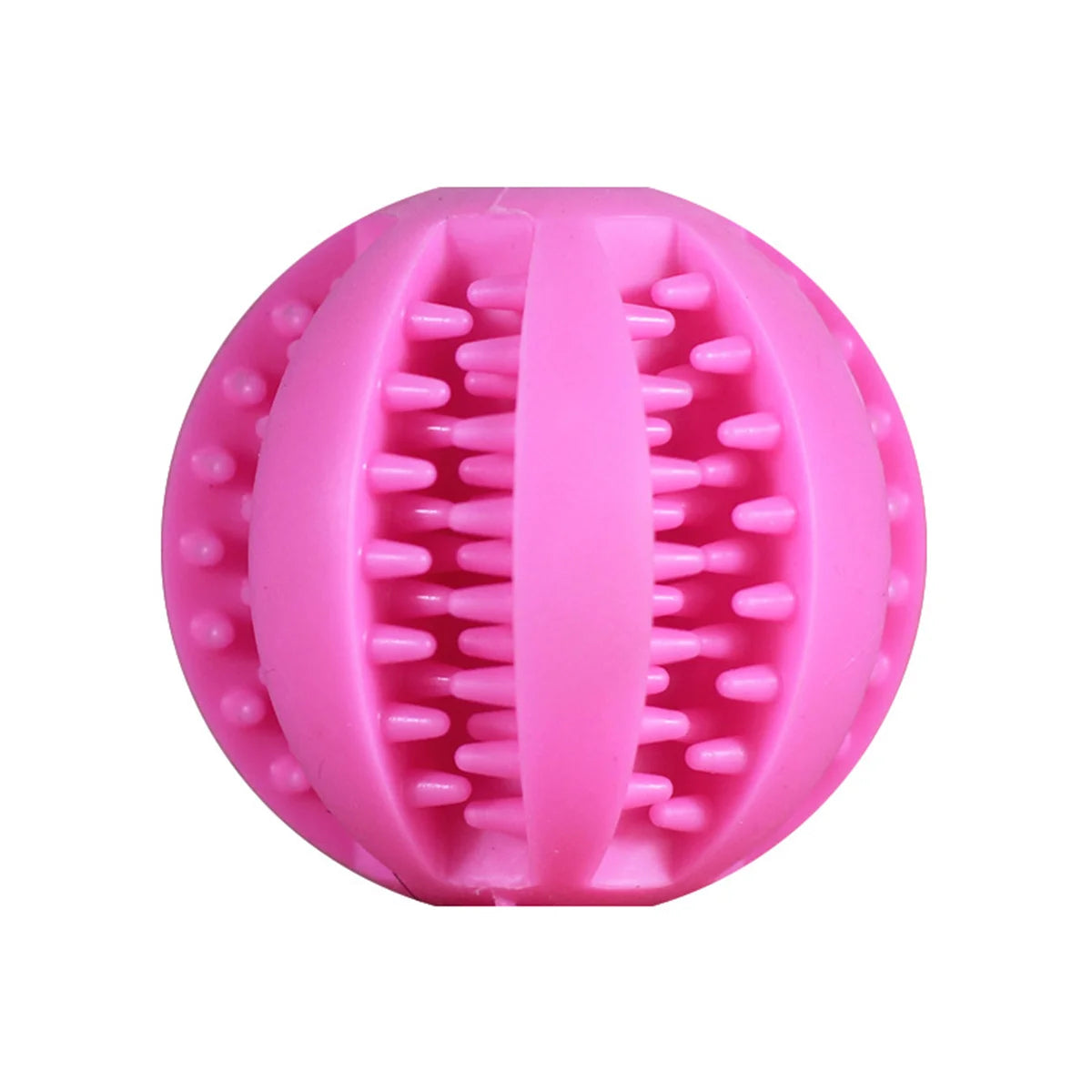 Kauspielzeug für Hunde – Zahnreinigungsspielball aus Naturkautschuk