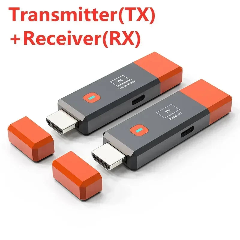 Kabelloses HDMI Video Transmitter- und Receiver-Extender-Set für TV, Projektor und Monitor