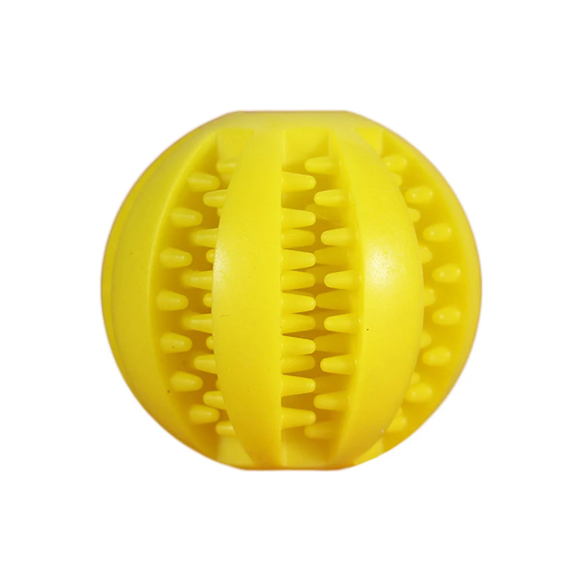 Kauspielzeug für Hunde – Zahnreinigungsspielball aus Naturkautschuk