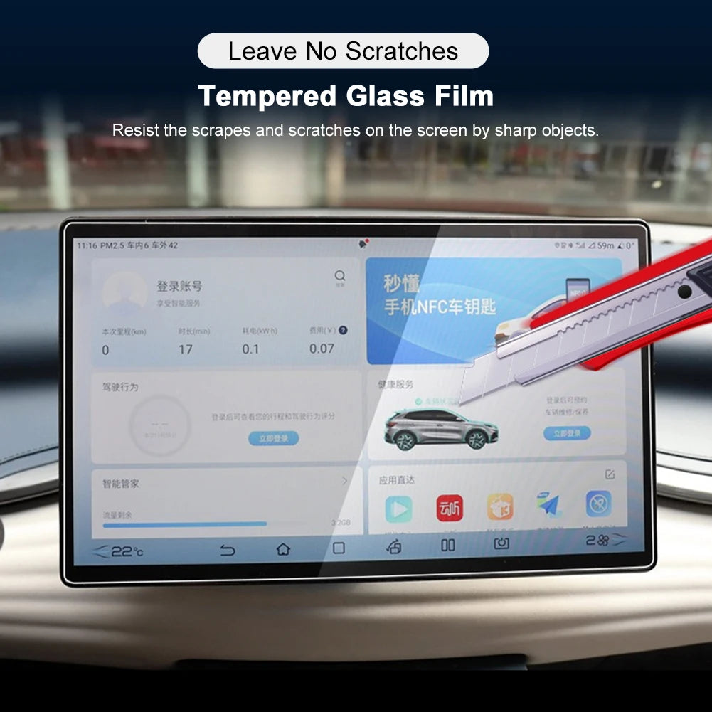🛡️ Touchscreen-Schutzfolie für BYD Atto 3/Yuan Plus (2022-2023)