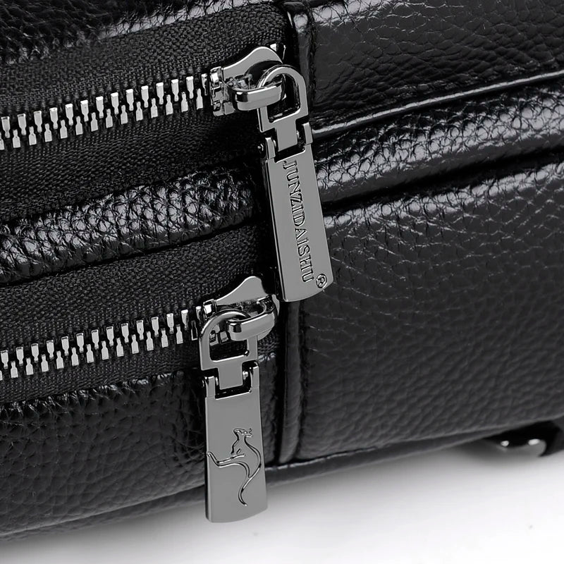 👜 MOMO-DAISHU Herren Brusttasche – Luxus Design aus PU Leder