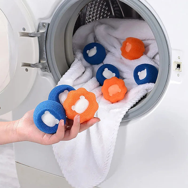 FurCatch Laundry Balls 🧺🐾 – Wiederverwendbare Tierhaarentferner für die Waschmaschine