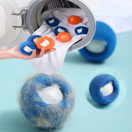FurCatch Laundry Balls 🧺🐾 – Wiederverwendbare Tierhaarentferner für die Waschmaschine