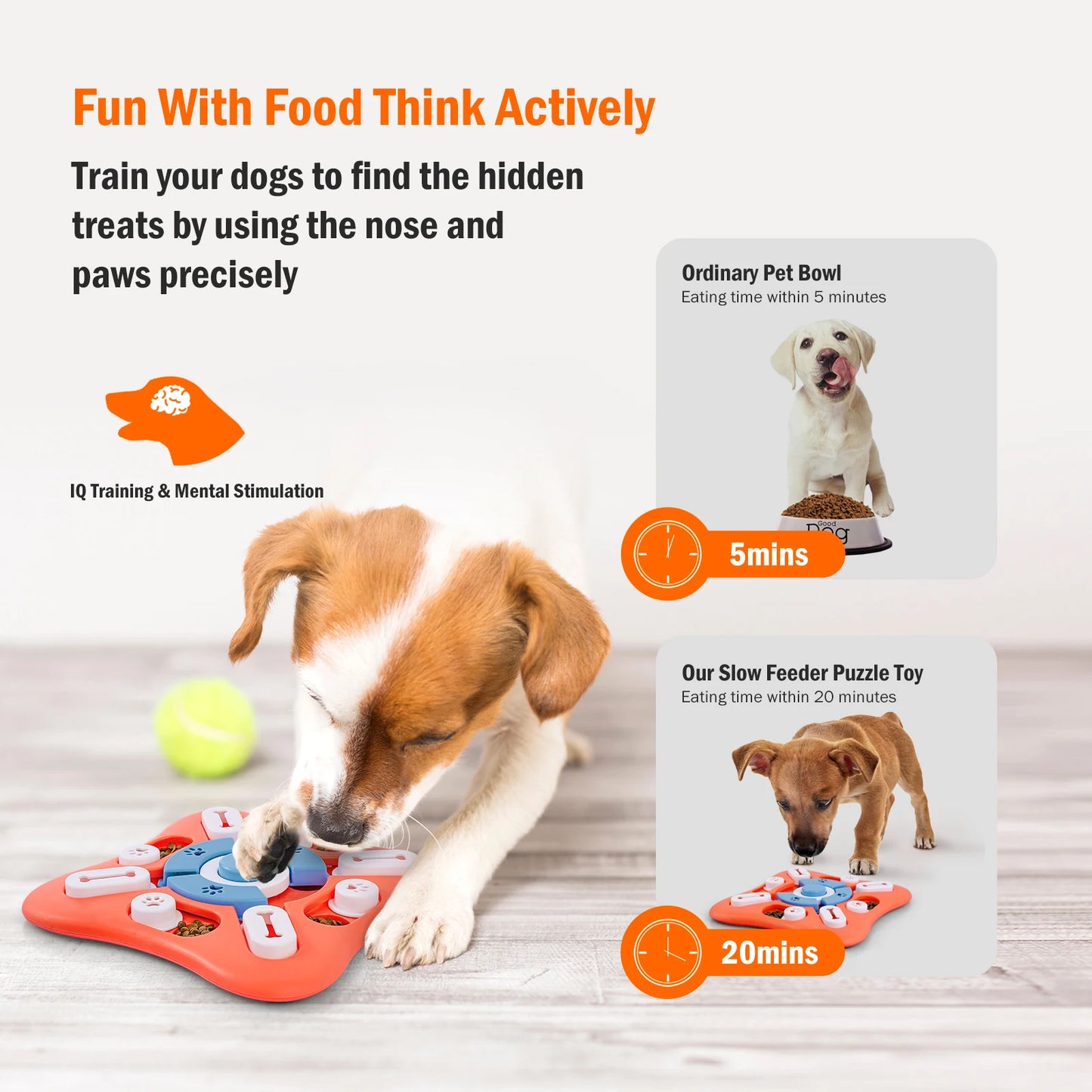 Dog Puzzle Interaktives Hundespielzeug zur IQ-Förderung und mentalen Bereicherung