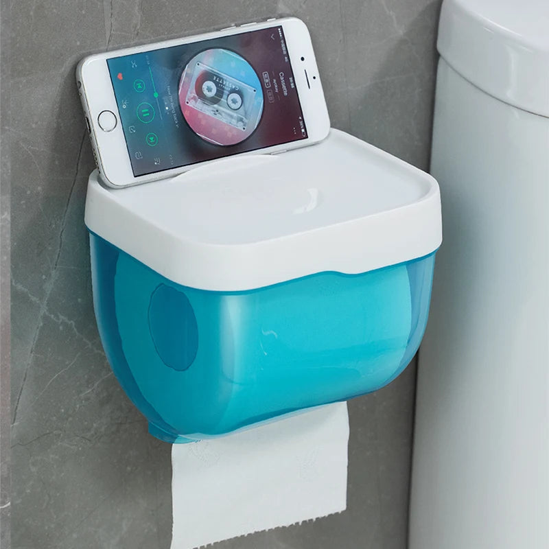 Wasserdichter Toilettenpapierhalter mit Ablage