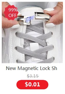 Press-Lock Schnürsenkel – Elastische, bunte Schnellverschlussschnürsenkel