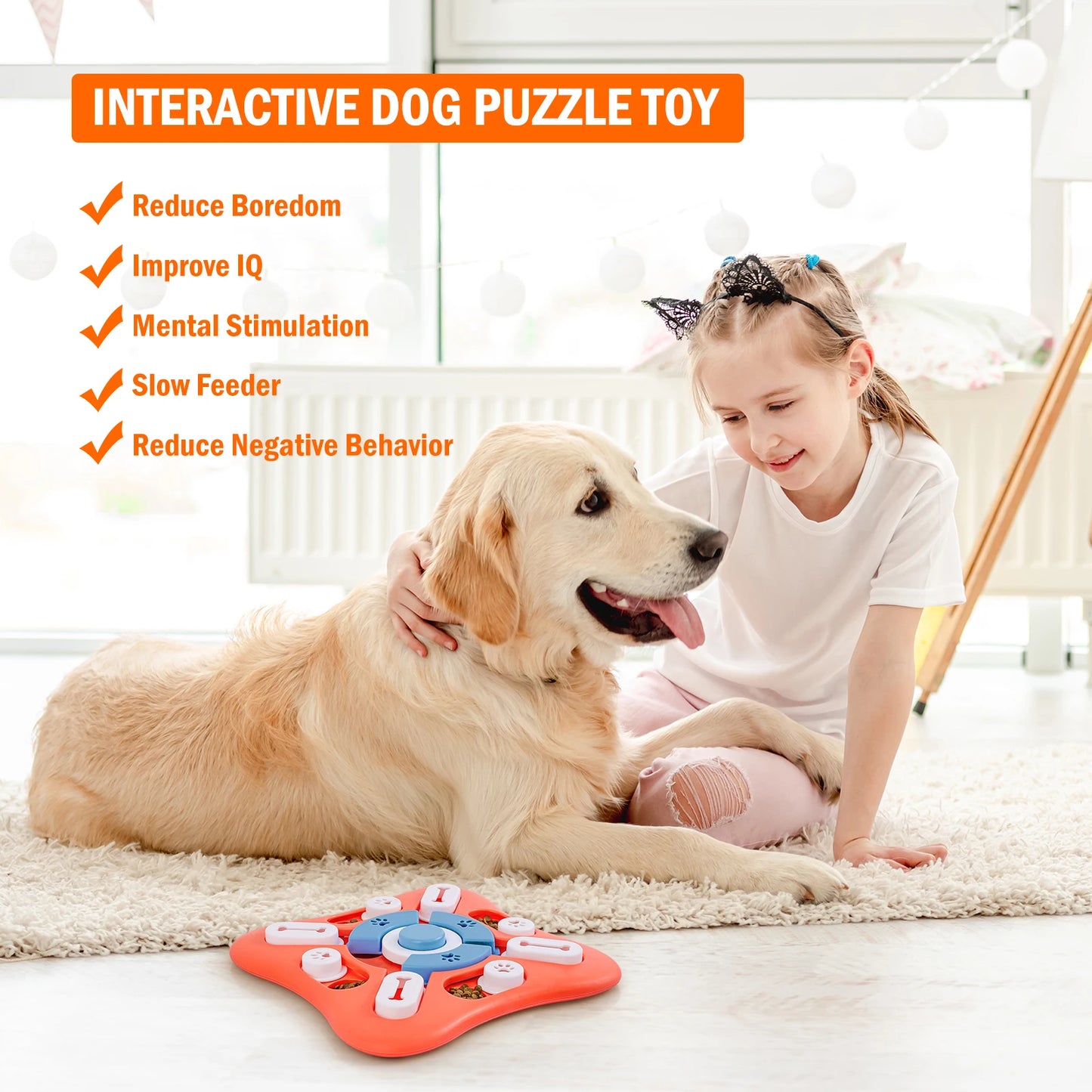 Dog Puzzle Interaktives Hundespielzeug zur IQ-Förderung und mentalen Bereicherung
