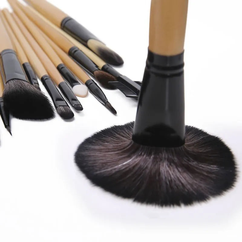 🎁 FOEONCO 24-teiliges Make-up Pinsel-Set – Professionelle Kosmetikpinsel in Geschenkverpackung
