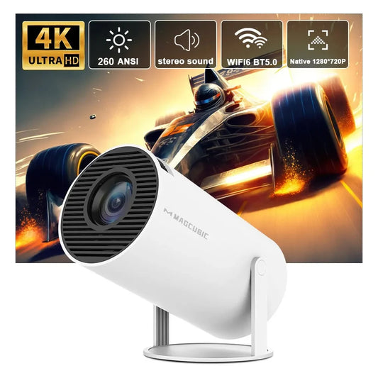 Magcubic HY300 PRO 4K Android Beamer – Brillante Bildqualität für Heimkino und Outdoor