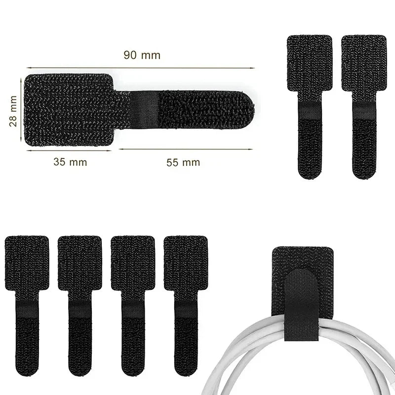 Kabelbinder Set – Wiederverwendbare Nylon Organizer