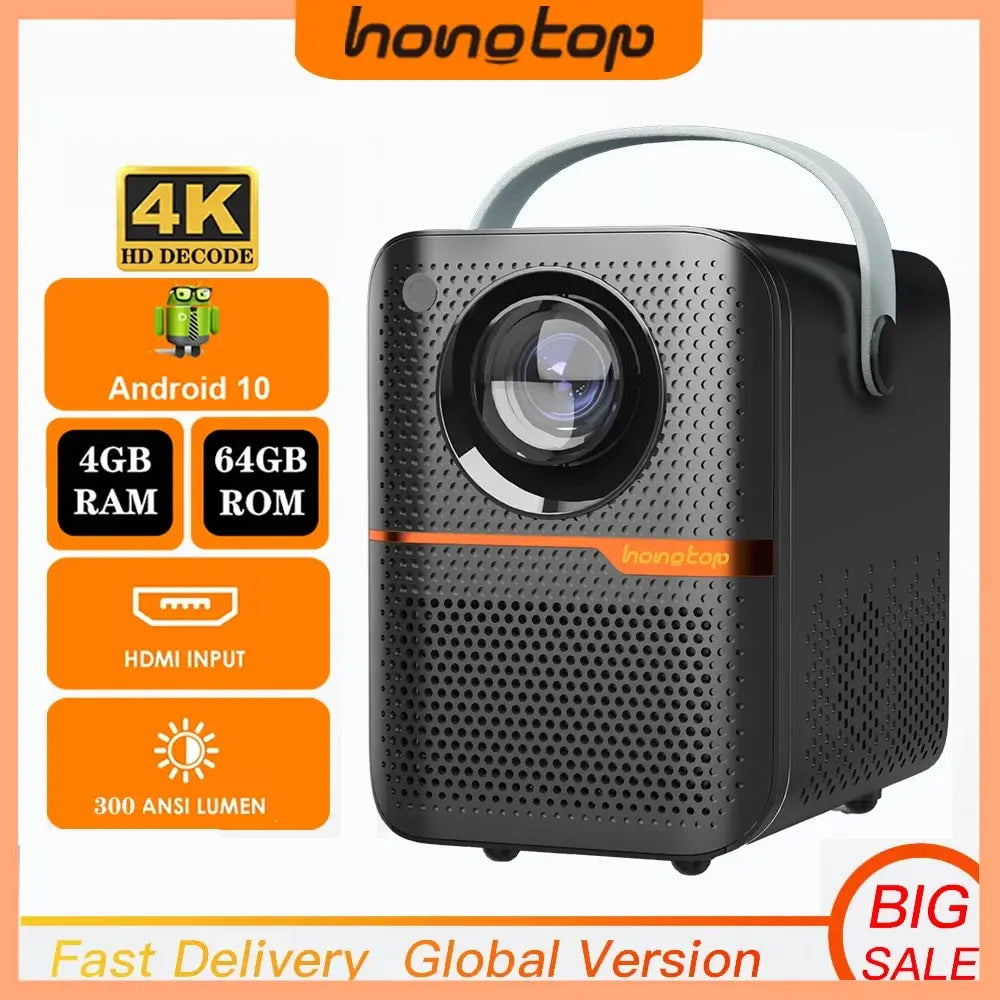 HONGTOP Android Smart Mini Projektor – Kinoqualität für Ihr Zuhause