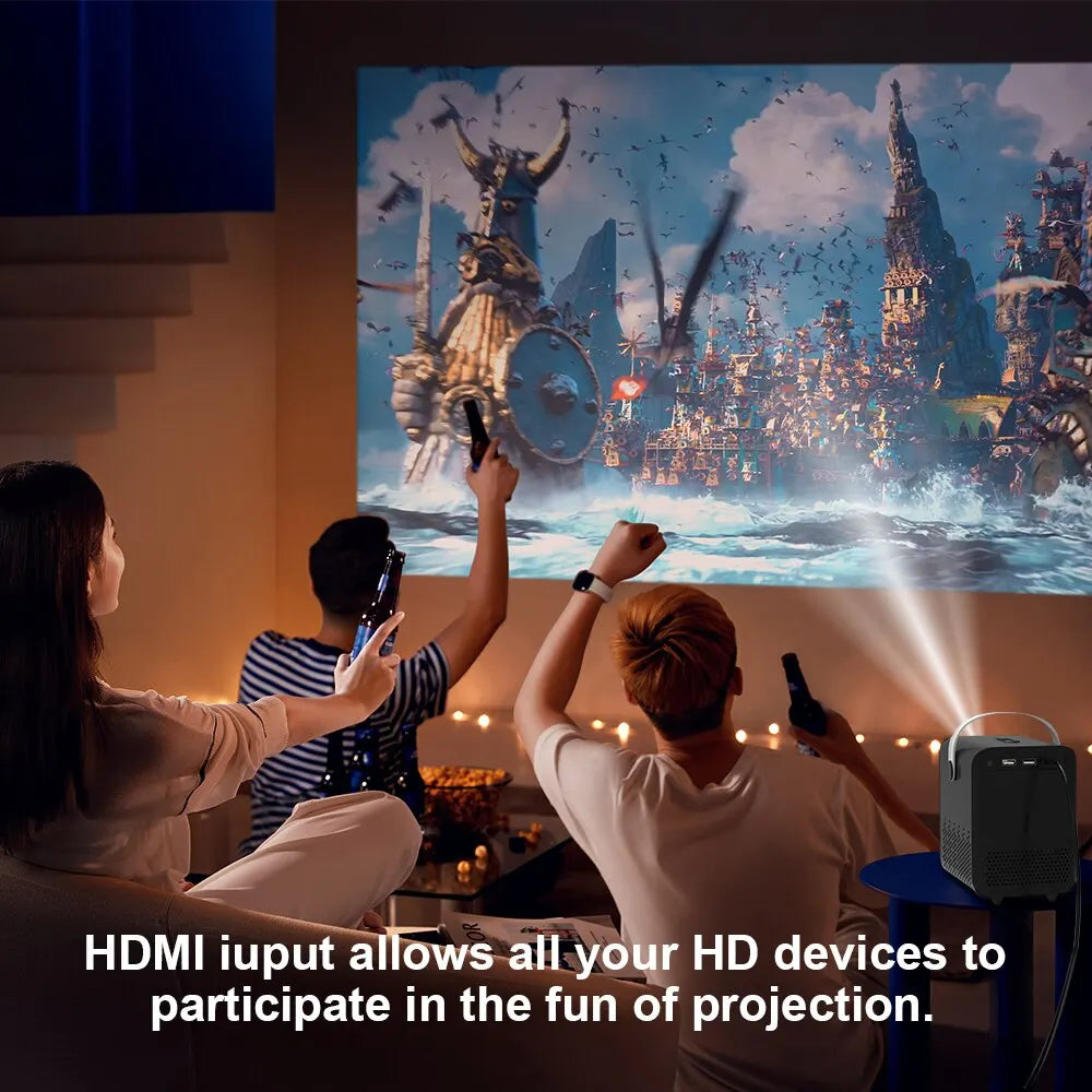 HONGTOP Android Smart Mini Projektor – Kinoqualität für Ihr Zuhause