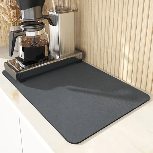SuperAbsorb Kitchen Mat  – Rutschfeste, schnell trocknende Abtropfmatte für Küche und Bad