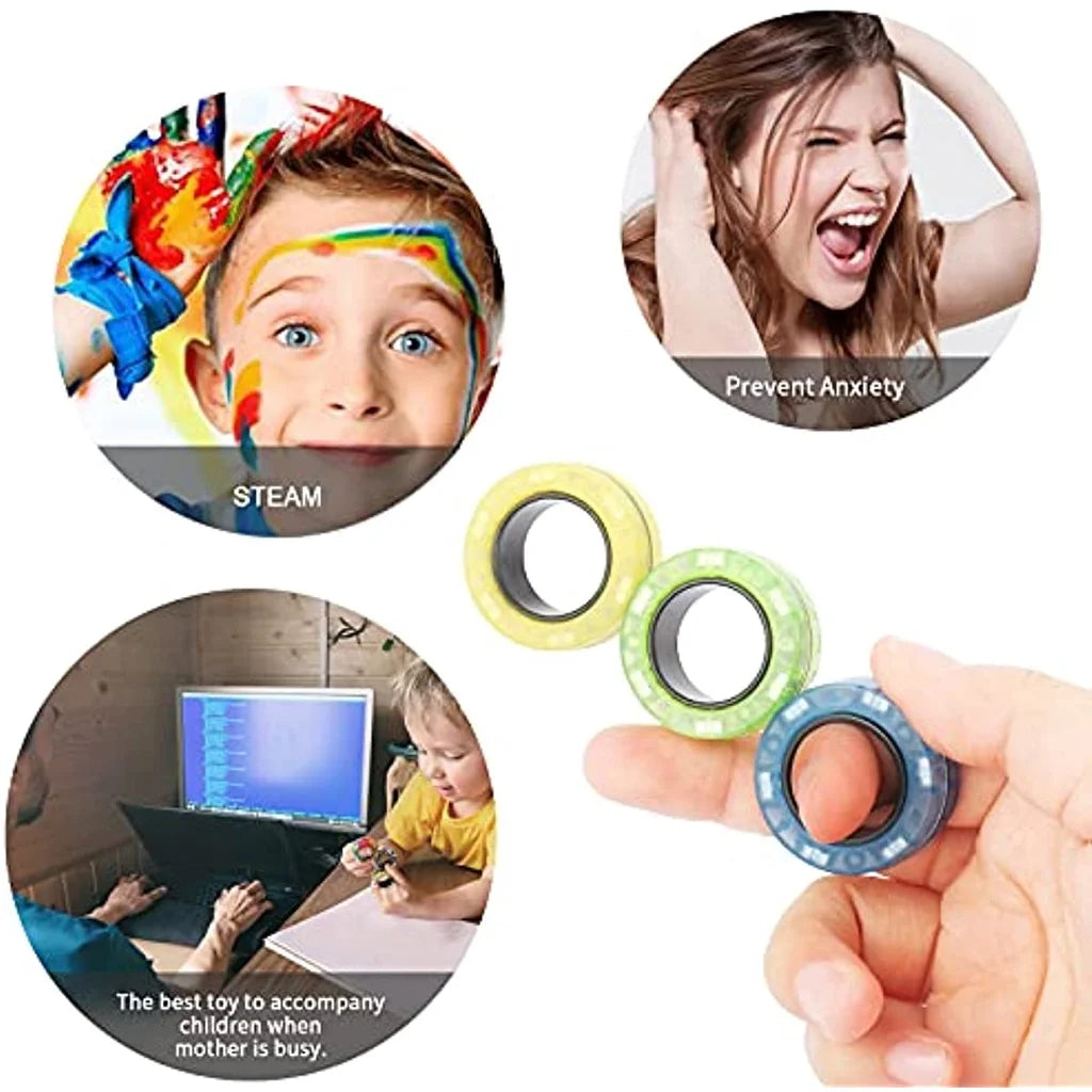 Magnetische Fidget-Ringe – Stressabbau und Konzentration vereint