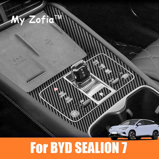 Carbonfaser-Innenraum-Dekoraufkleber für BYD Sealion 7 EV (2024–2026)