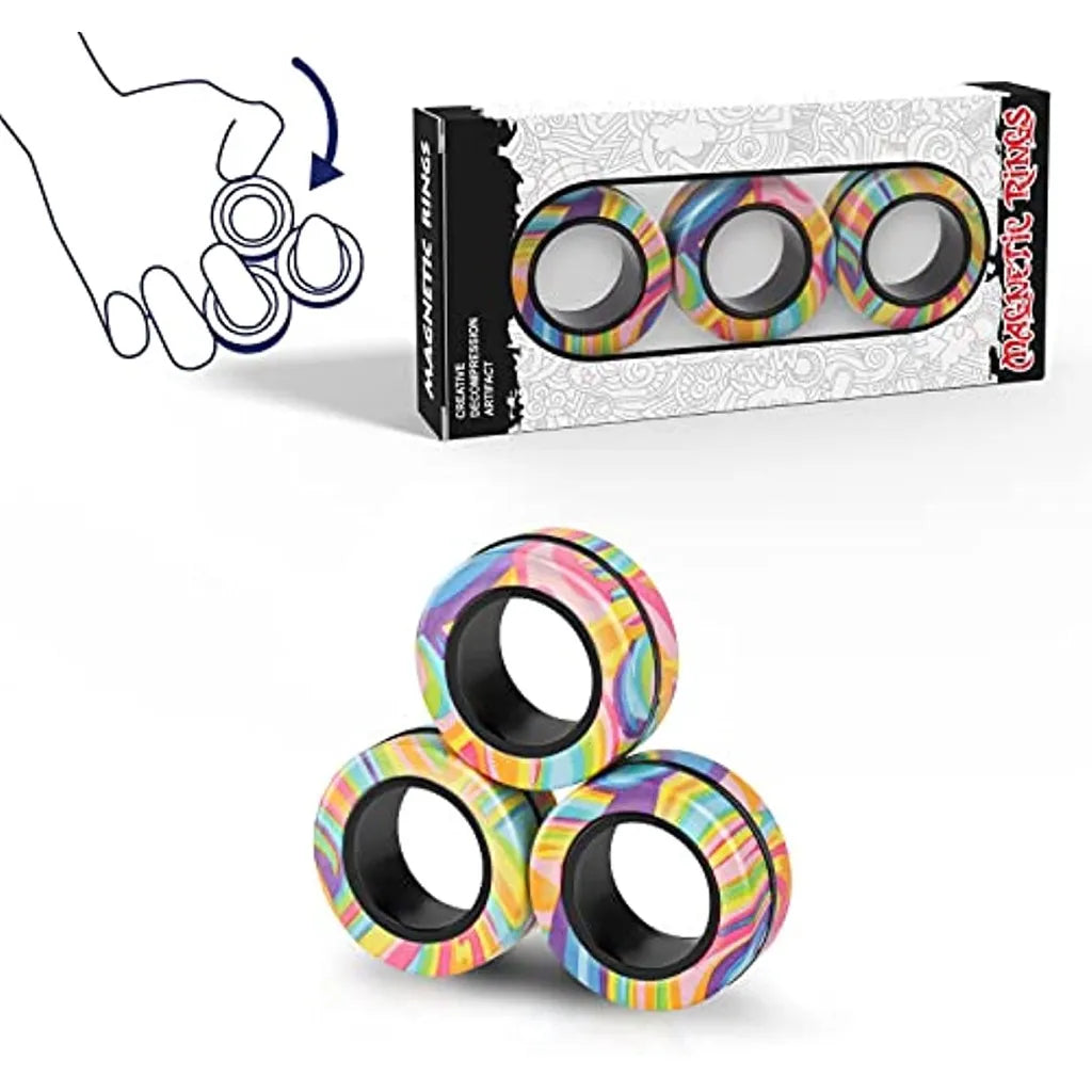 Magnetische Fidget-Ringe – Stressabbau und Konzentration vereint