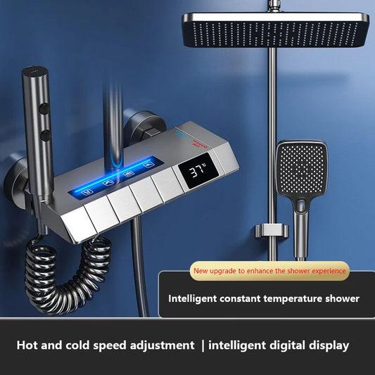 Intelligentes Duschsystem mit LED-Temperaturanzeige – Luxus und Technologie für Ihr Badezimmer