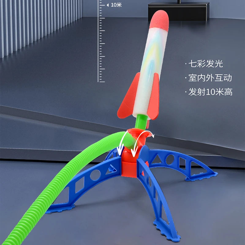 Kinder Air Rocket Launcher – Spaß, Bewegung und Lernen vereint!