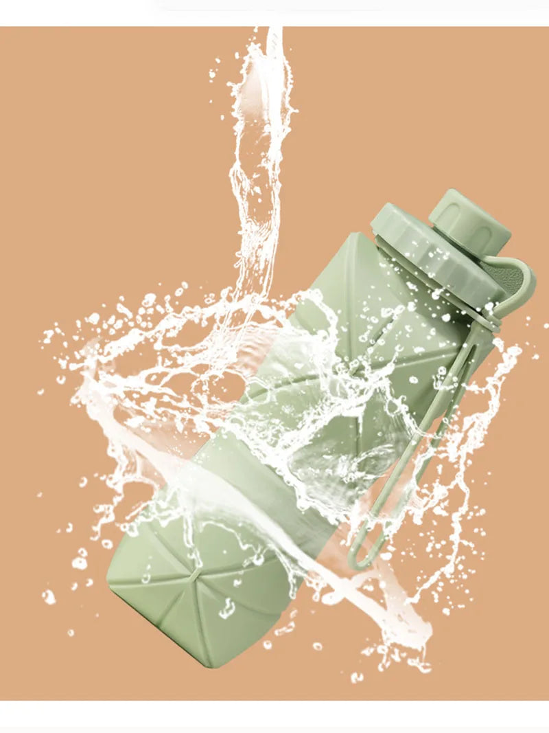 Faltbarer Silikon-Wasserbecher – Der perfekte Begleiter für unterwegs!