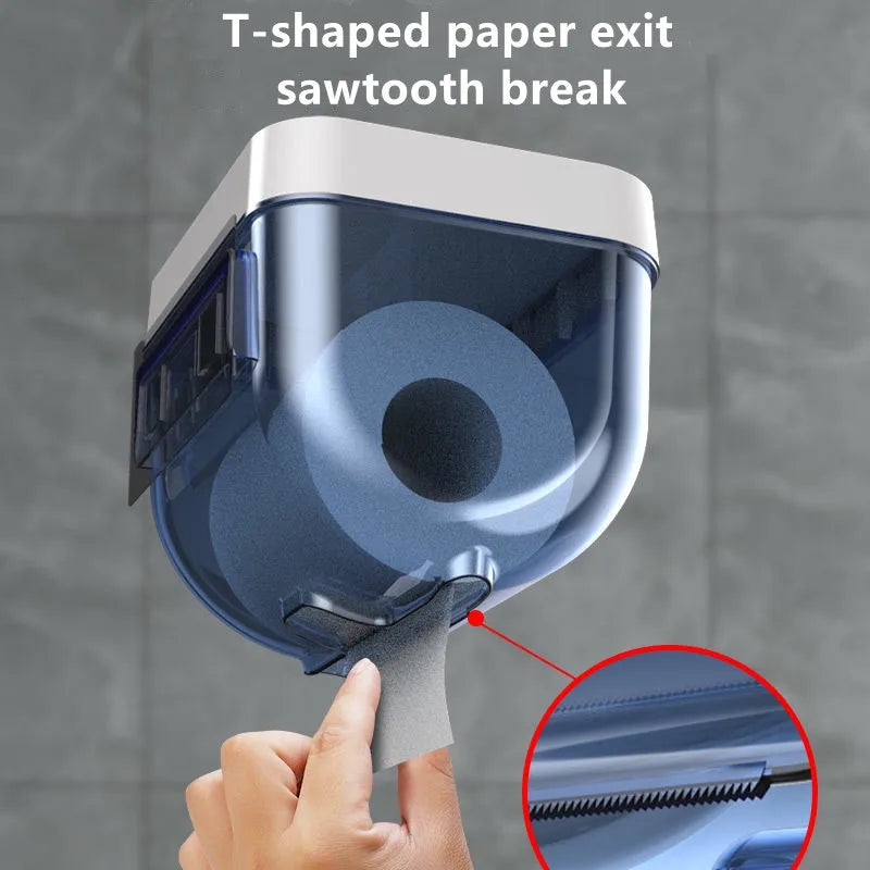 Wasserdichter Toilettenpapierhalter mit Ablage