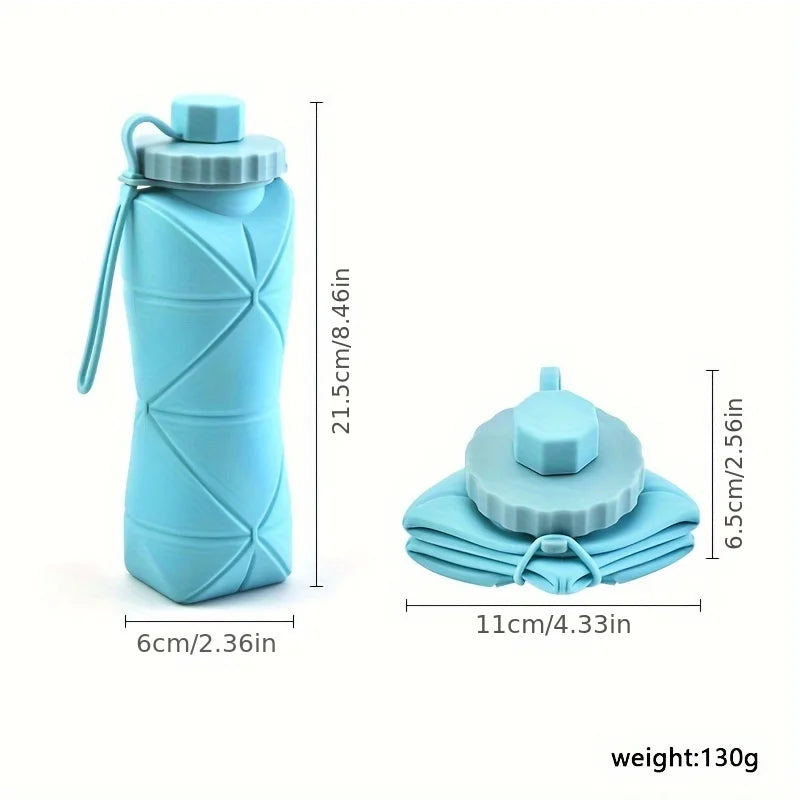 Faltbarer Silikon-Wasserbecher – Der perfekte Begleiter für unterwegs!