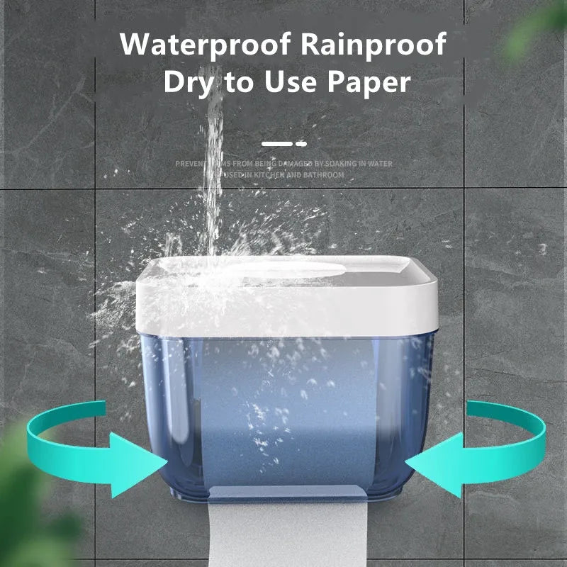 Wasserdichter Toilettenpapierhalter mit Ablage