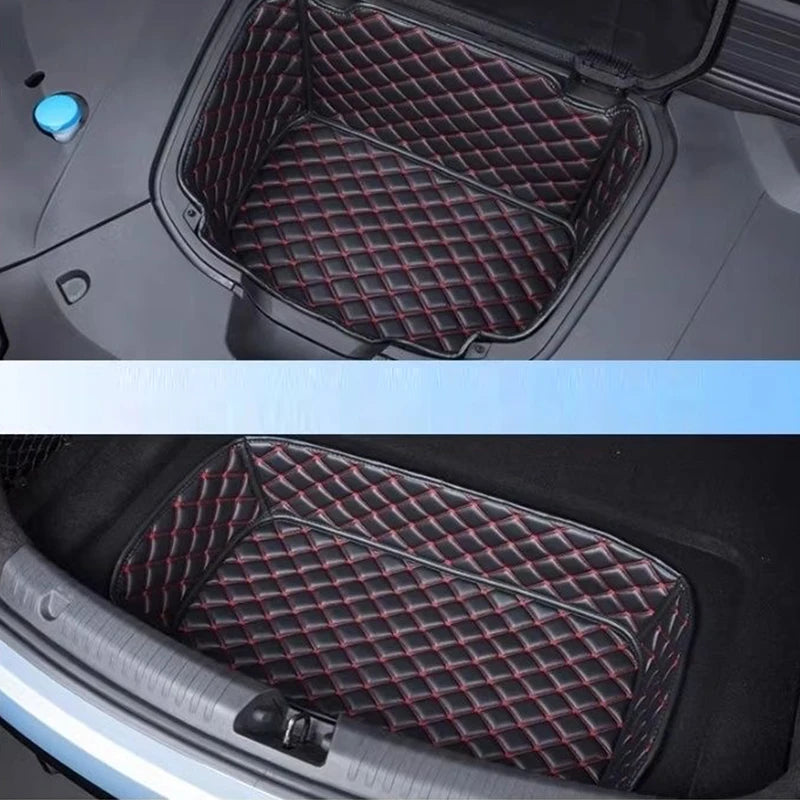 Leder-Ablagebox Matte für BYD Seal EV  – Stilvoller Schutz für Ihren Kofferraum