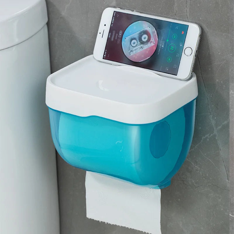 Wasserdichter Toilettenpapierhalter mit Ablage