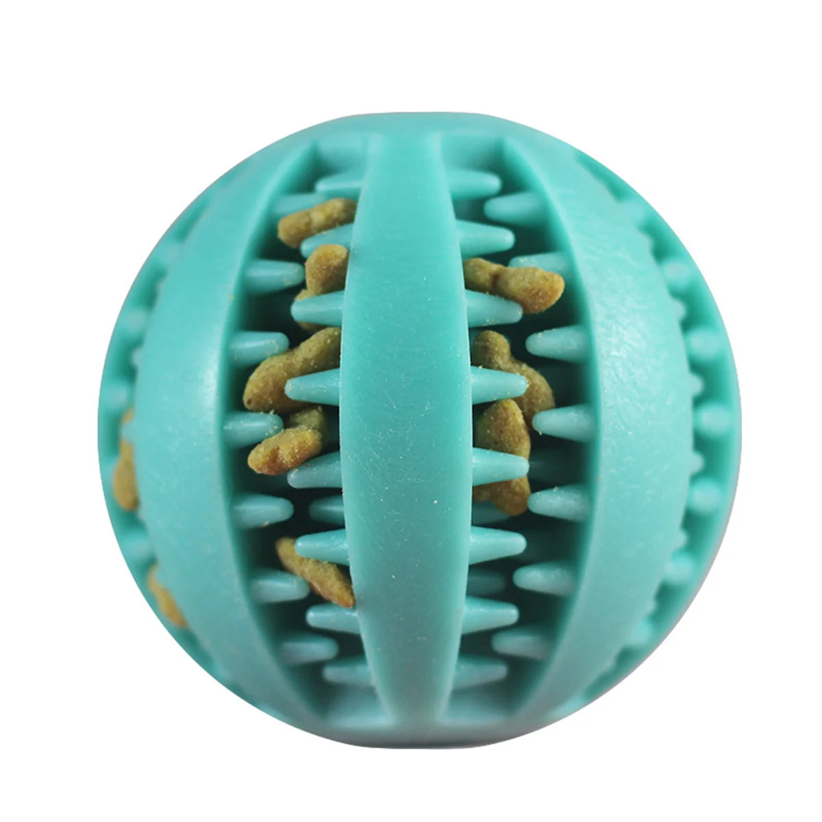 Kauspielzeug für Hunde – Zahnreinigungsspielball aus Naturkautschuk