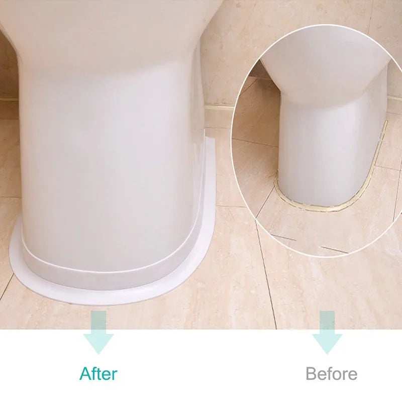 Selbstklebendes PVC-Dichtungsband für Badezimmer und Küche – Wasserdichter Wandaufkleber für Waschbecken, Dusche und Fliesen