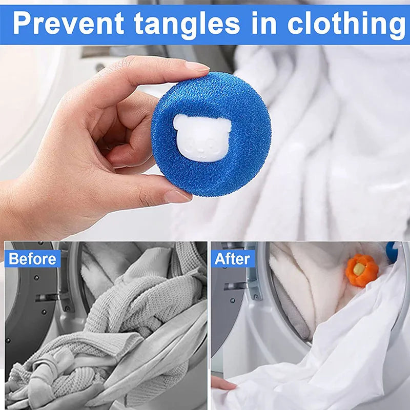 FurCatch Laundry Balls 🧺🐾 – Wiederverwendbare Tierhaarentferner für die Waschmaschine