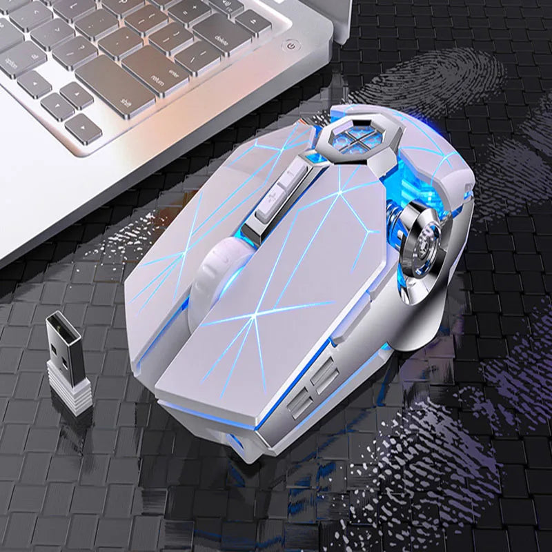 Kabellose Gaming-Maus mit Wiederaufladbarem Akku und RGB-Beleuchtung